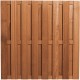 Hardhouten tuinscherm recht actie 180x180 cm 132955